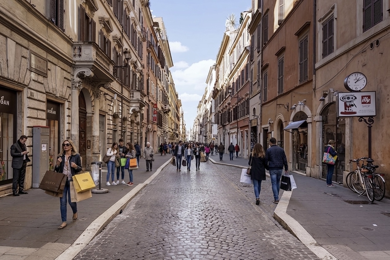 Via del Babuino · Piazza di Spagna